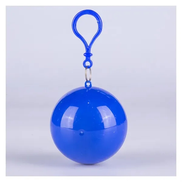 Disposable Emergency Rain Ponchos in Keychain Balls - Disposable Emergency Rain Ponchos in Keychain Balls - Image 2 of 5