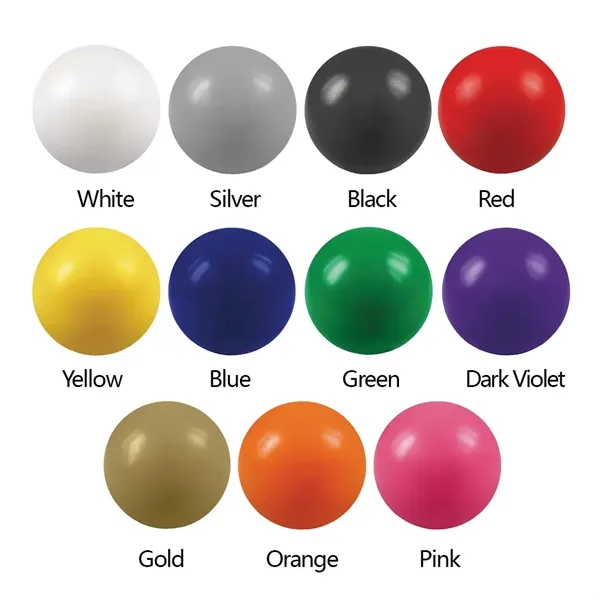Custom Solid Color Round Stress Ball - Custom Solid Color Round Stress Ball - Image 1 of 14