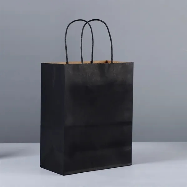Kraft Paper Gift Bags with Handle - Kraft Paper Gift Bags with Handle - Image 2 of 4