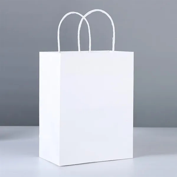 Kraft Paper Gift Bags with Handle - Kraft Paper Gift Bags with Handle - Image 3 of 4