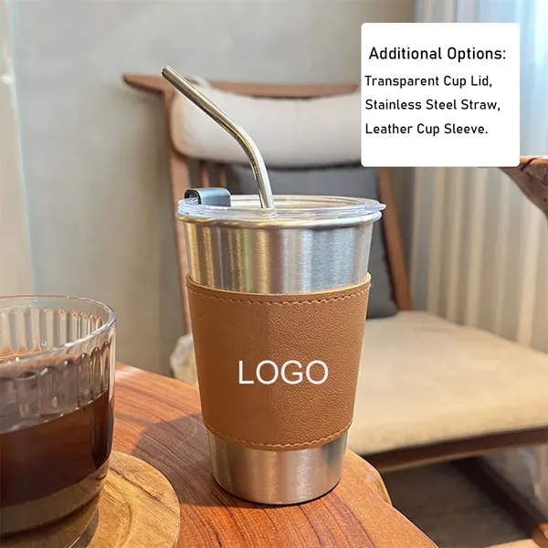 Modern Minimalist Stainless Steel Beer Cup - Modern Minimalist Stainless Steel Beer Cup - Image 1 of 1