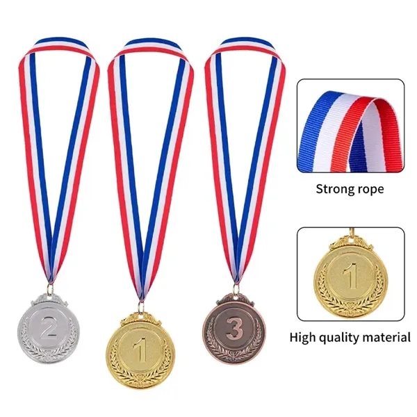 Winner Medals Gold Silver Bronze Prizes for Competitions 2.5 - Winner Medals Gold Silver Bronze Prizes for Competitions 2.5 - Image 1 of 2