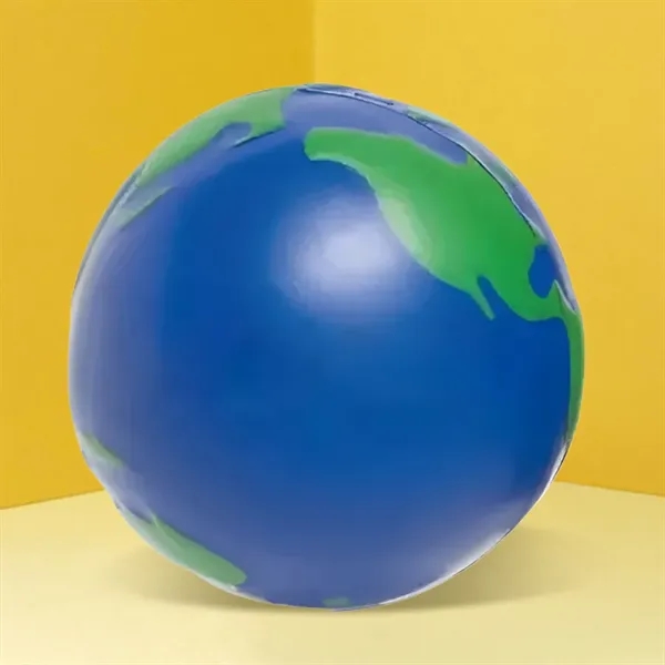 Earth Shaped Stress Ball - Earth Shaped Stress Ball - Image 0 of 5