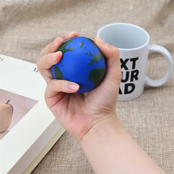 Earth Shaped Stress Ball - Earth Shaped Stress Ball - Image 5 of 5