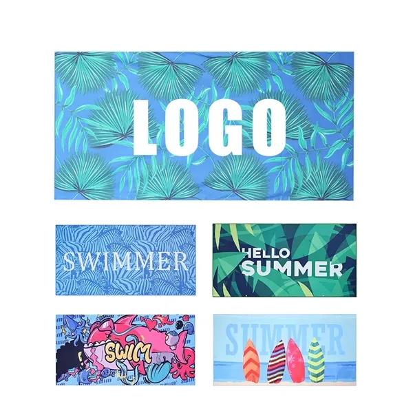 Lightweight Sand Free Microfiber Beach Towel - Lightweight Sand Free Microfiber Beach Towel - Image 0 of 2
