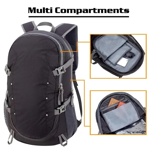 40L Ultra Lightweight Backpack Foldable Hiking Daypack - 40L Ultra Lightweight Backpack Foldable Hiking Daypack - Image 3 of 6
