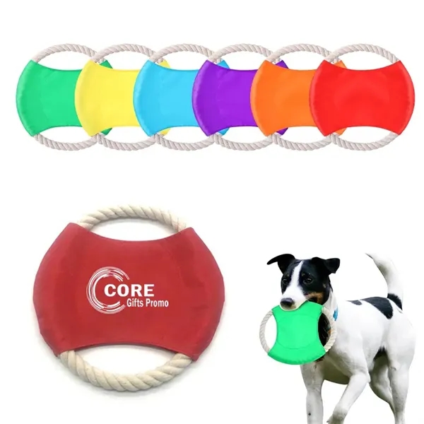 Flying Disc Dog Rope Toys Chew for Pet Training - Flying Disc Dog Rope Toys Chew for Pet Training - Image 0 of 2