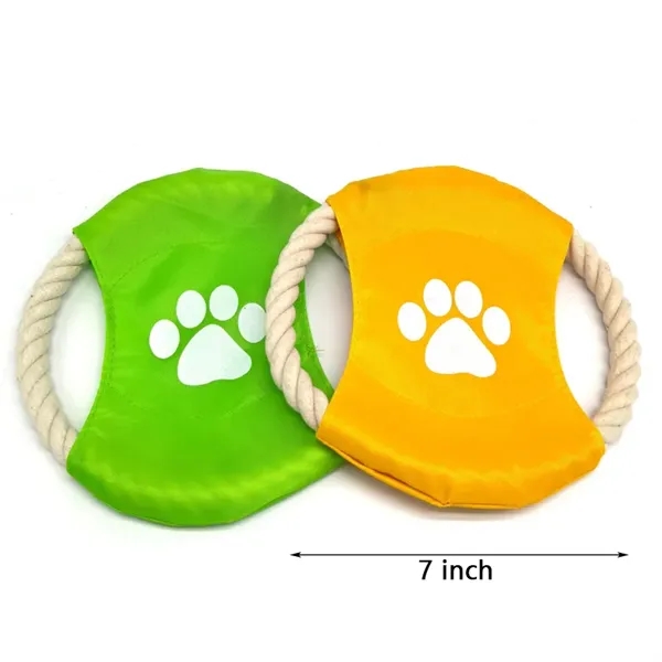 Flying Disc Dog Rope Toys Chew for Pet Training - Flying Disc Dog Rope Toys Chew for Pet Training - Image 1 of 2