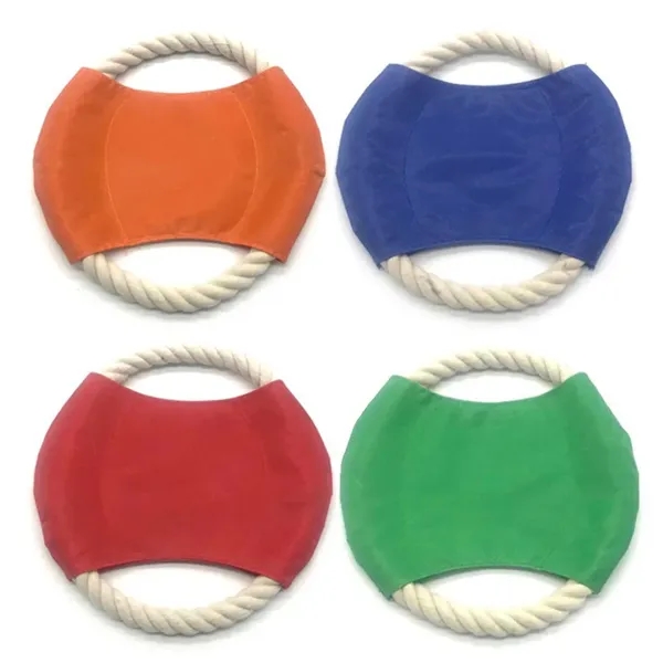 Flying Disc Dog Rope Toys Chew for Pet Training - Flying Disc Dog Rope Toys Chew for Pet Training - Image 2 of 2