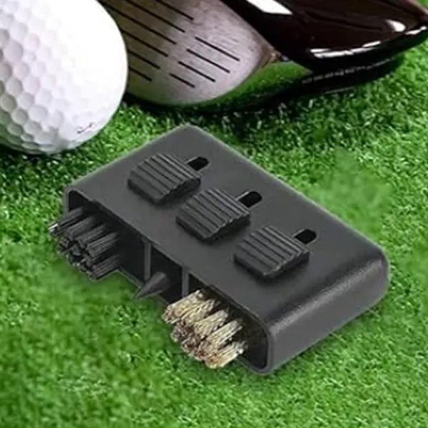 3 in 1 Golf Club Cleaning Brush with Groove Cleaner - 3 in 1 Golf Club Cleaning Brush with Groove Cleaner - Image 3 of 3