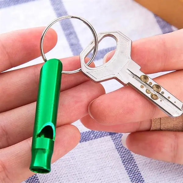Emergency Whistle Keychain for Outdoor Survival & Safety - Emergency Whistle Keychain for Outdoor Survival & Safety - Image 3 of 4