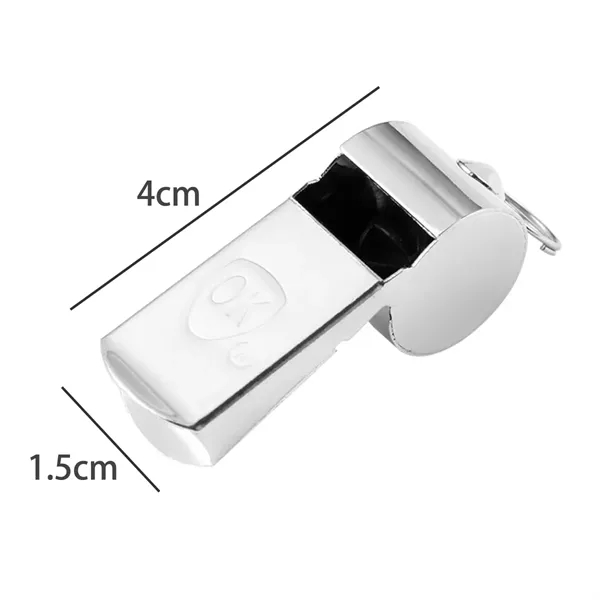 Stainless Steel Whistle with Lanyard for Sports & Emergency - Stainless Steel Whistle with Lanyard for Sports & Emergency - Image 1 of 3
