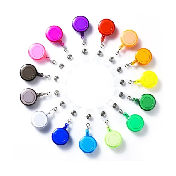 Retractable Badge Reel with Clip for ID Cards & Keys - Retractable Badge Reel with Clip for ID Cards & Keys - Image 2 of 3