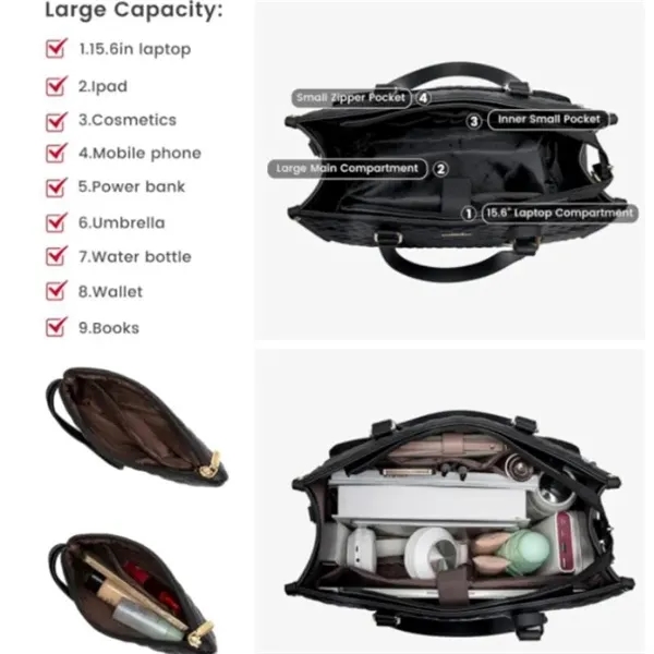 Lunch Tote Bag for Women - Lunch Tote Bag for Women - Image 3 of 10