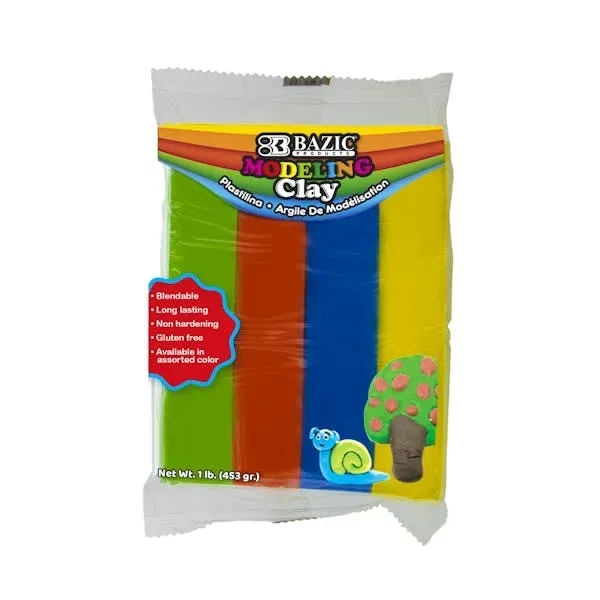 Modeling Clay Sticks - Four Primary Colors 1 lb. - Modeling Clay Sticks - Four Primary Colors 1 lb. - Image 0 of 0