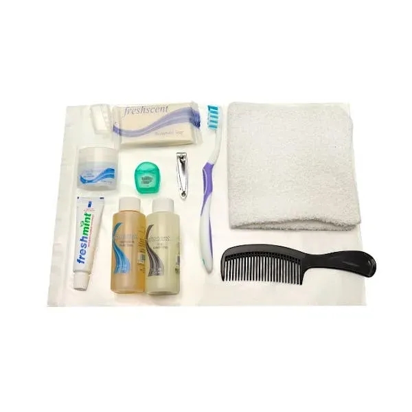 Standard Travel Kits with Zipper Bag - 11 Pieces Assorted - Standard Travel Kits with Zipper Bag - 11 Pieces Assorted - Image 0 of 0