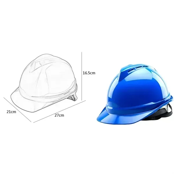 Adjustable Lightweight Safety Helmet Hat For Construction - Adjustable Lightweight Safety Helmet Hat For Construction - Image 1 of 4