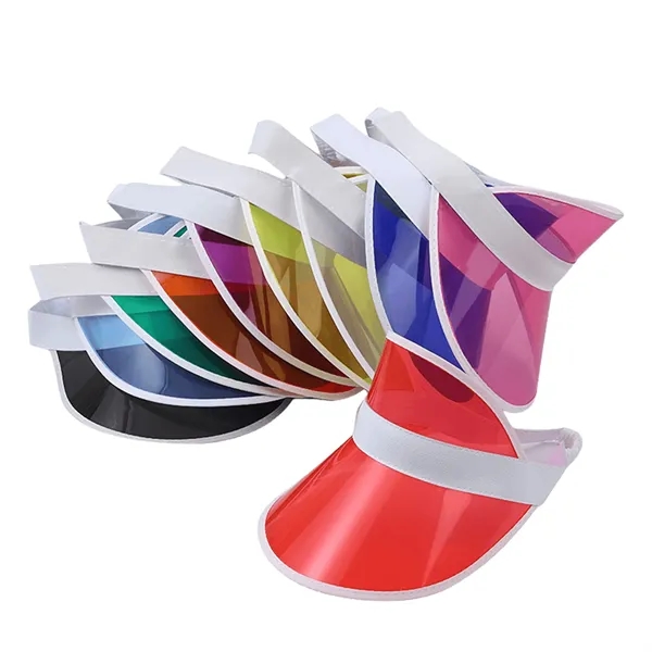 Unisex PVC Sun Visors - Unisex PVC Sun Visors - Image 0 of 2