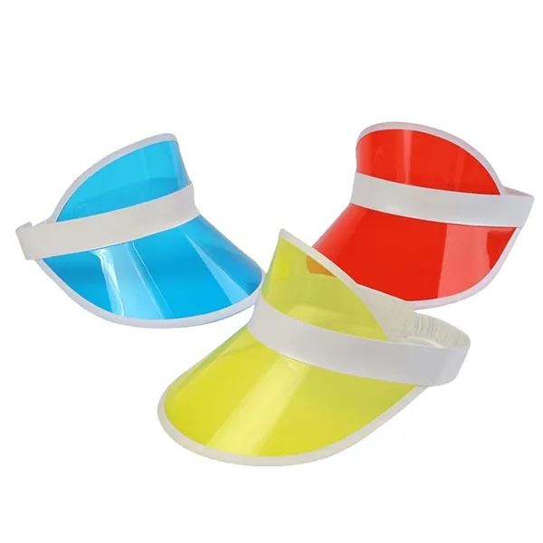 Unisex PVC Sun Visors - Unisex PVC Sun Visors - Image 1 of 2