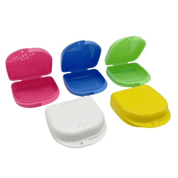 Dental Retainer Case With Vent Holes - Dental Retainer Case With Vent Holes - Image 1 of 3