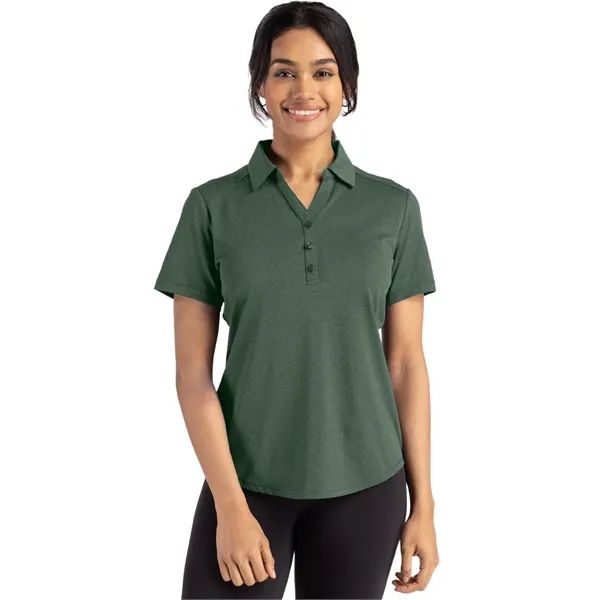 Cutter & Buck Forge Eco Stretch Recycled Womens Short Sle... - Cutter & Buck Forge Eco Stretch Recycled Womens Short Sle... - Image 28 of 29