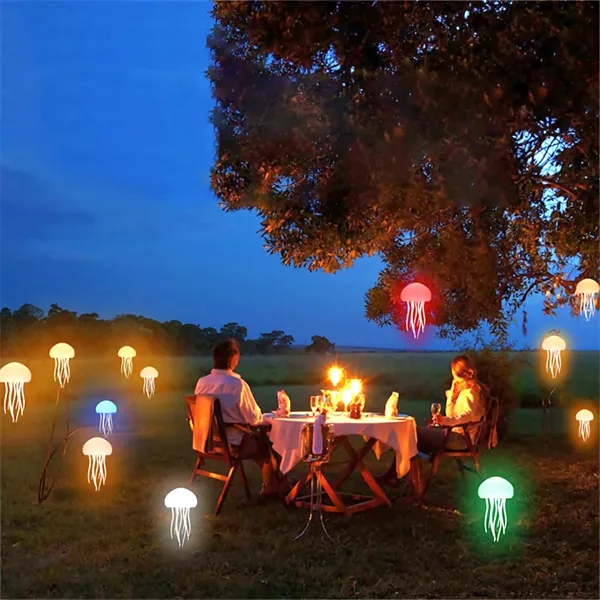 Voice Control Jellyfish Lamp with Base - Voice Control Jellyfish Lamp with Base - Image 4 of 8