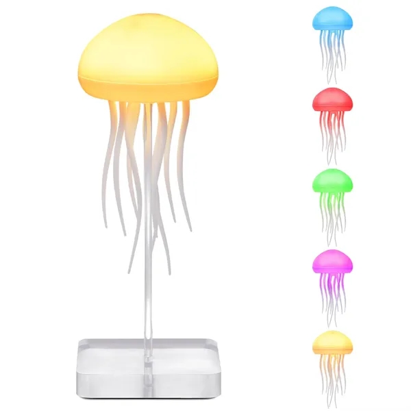 Voice Control Jellyfish Lamp with Base - Voice Control Jellyfish Lamp with Base - Image 5 of 8