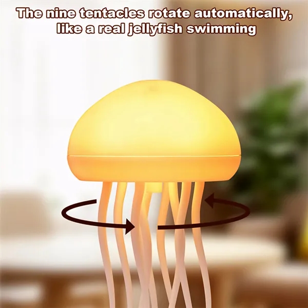 Voice Control Jellyfish Lamp with Base - Voice Control Jellyfish Lamp with Base - Image 6 of 8
