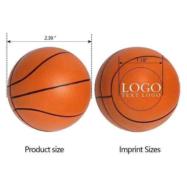 Basketball Stress Ball - Basketball Stress Ball - Image 1 of 5