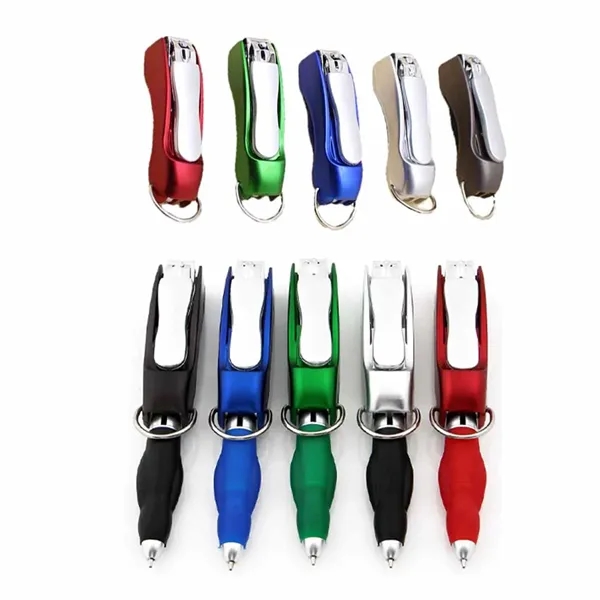 Nail Clipper Pen Keychain - Nail Clipper Pen Keychain - Image 2 of 4