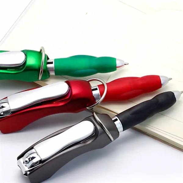 Nail Clipper Pen Keychain - Nail Clipper Pen Keychain - Image 3 of 4
