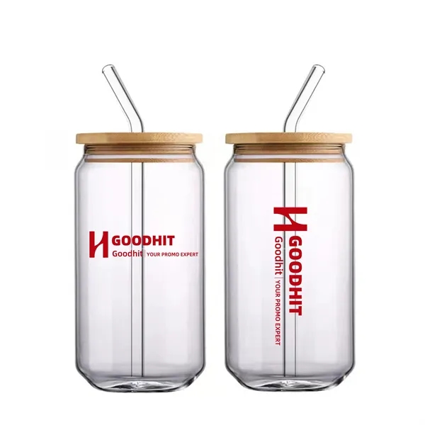 16oz Boba Tumbler Glass Cups with Lids and Straws - 16oz Boba Tumbler Glass Cups with Lids and Straws - Image 1 of 2