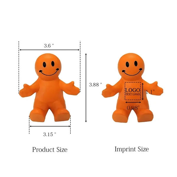 Happy Dude Cell Phone Stand Stress Ball - Happy Dude Cell Phone Stand Stress Ball - Image 2 of 11