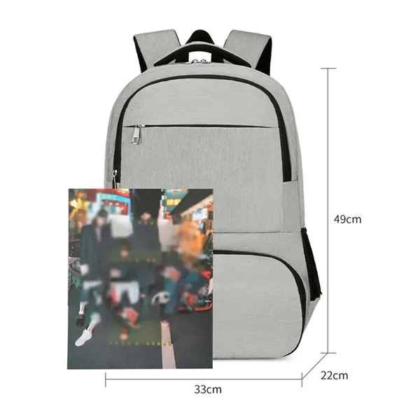 Insulated Laptop Backpack W/ Cooler USB Port Headphone Jack - Insulated Laptop Backpack W/ Cooler USB Port Headphone Jack - Image 1 of 8