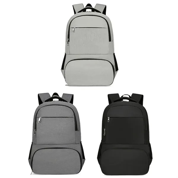 Insulated Laptop Backpack W/ Cooler USB Port Headphone Jack - Insulated Laptop Backpack W/ Cooler USB Port Headphone Jack - Image 2 of 8