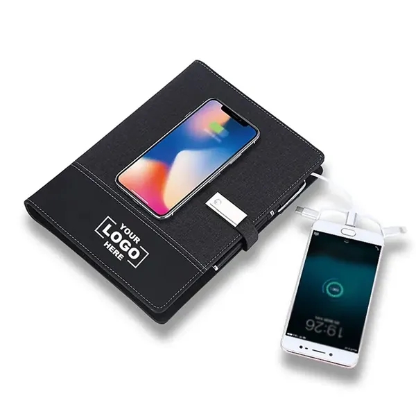 Premium Charging Notebook Gift Set with Power Bank - Premium Charging Notebook Gift Set with Power Bank - Image 0 of 3