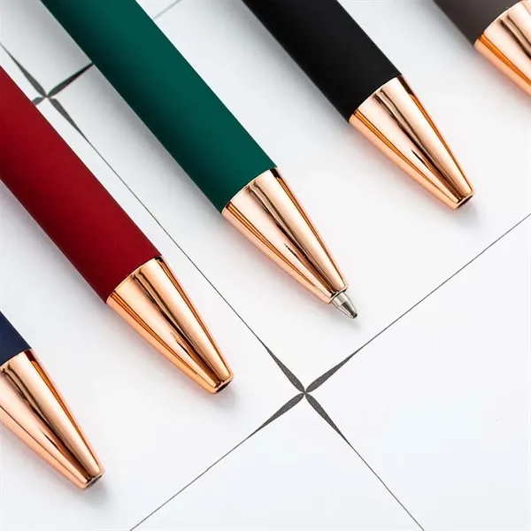 Engraved Stylus Pen with Rose Gold Trim - Engraved Stylus Pen with Rose Gold Trim - Image 2 of 2