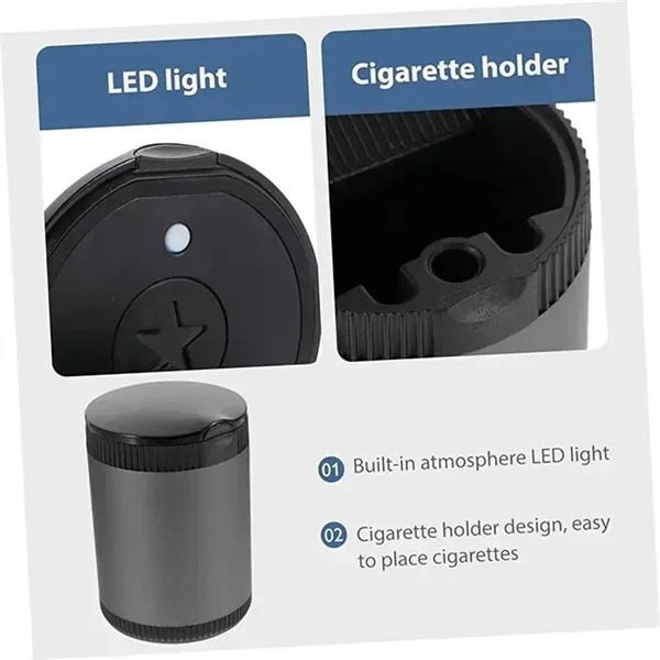 Car Ashtray Auto Cup Holder Mini Trash Can for Automatic - Car Ashtray Auto Cup Holder Mini Trash Can for Automatic - Image 2 of 4