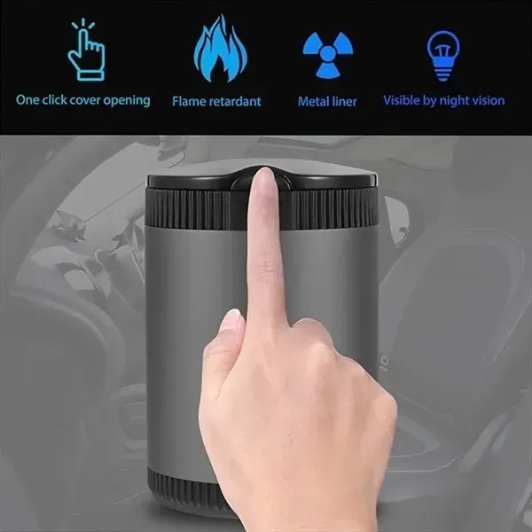Car Ashtray Auto Cup Holder Mini Trash Can for Automatic - Car Ashtray Auto Cup Holder Mini Trash Can for Automatic - Image 3 of 4