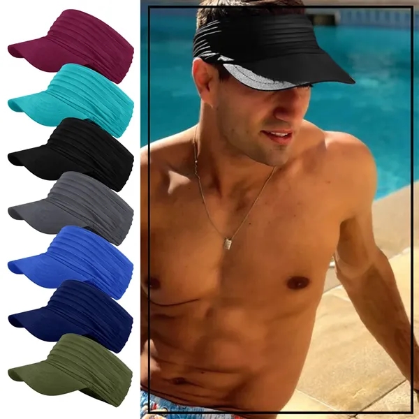 Sports Visor Cap - Sports Visor Cap - Image 1 of 10
