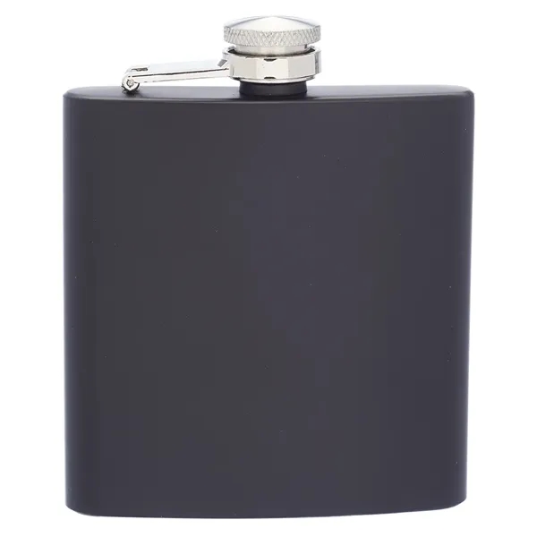 6 oz. Murano Stainless Steel Hip Flasks - 6 oz. Murano Stainless Steel Hip Flasks - Image 2 of 7