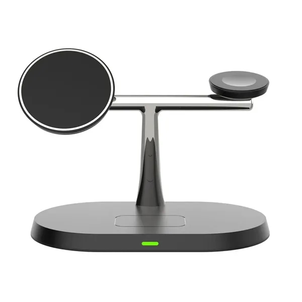 15W Magnetic 3 in 1 fast Wireless charger - 15W Magnetic 3 in 1 fast Wireless charger - Image 2 of 3