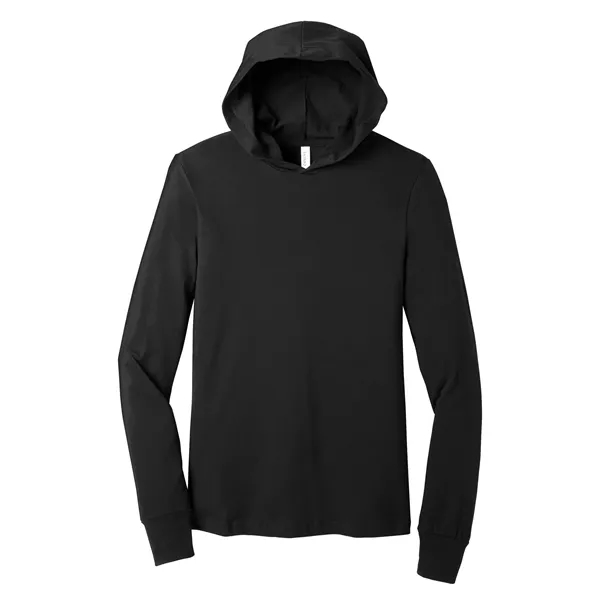 BELLA+CANVAS Unisex Jersey Long Sleeve Hoodie. - BELLA+CANVAS Unisex Jersey Long Sleeve Hoodie. - Image 12 of 16