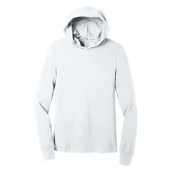 BELLA+CANVAS Unisex Jersey Long Sleeve Hoodie. - BELLA+CANVAS Unisex Jersey Long Sleeve Hoodie. - Image 13 of 16