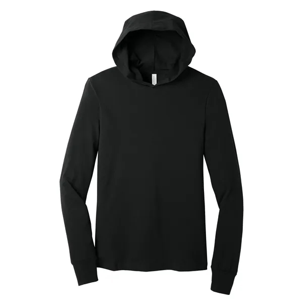 BELLA+CANVAS Unisex Jersey Long Sleeve Hoodie. - BELLA+CANVAS Unisex Jersey Long Sleeve Hoodie. - Image 15 of 16