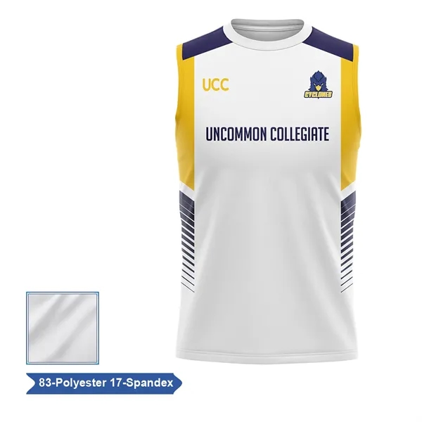 Sublimation Premium Poly Spandex Sleeveless T-Shirt - Men Wo - Sublimation Premium Poly Spandex Sleeveless T-Shirt - Men Wo - Image 0 of 2
