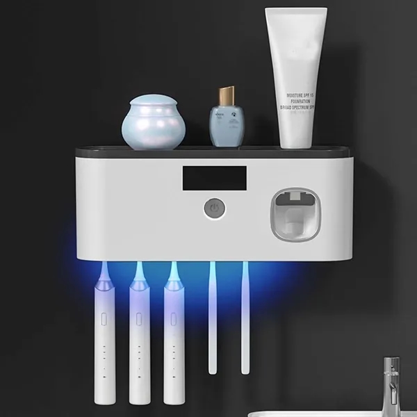 Toothbrush Holder With UV Sterilizer - Toothbrush Holder With UV Sterilizer - Image 0 of 3