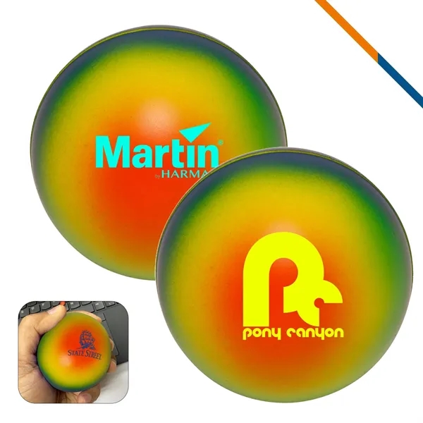Fancy Rainbow Stress Ball - Fancy Rainbow Stress Ball - Image 0 of 3