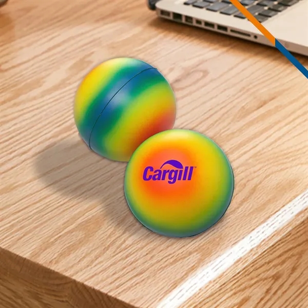 Fancy Rainbow Stress Ball - Fancy Rainbow Stress Ball - Image 1 of 3