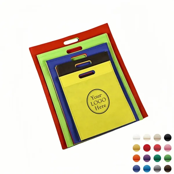 Die Cut Handle Non-Woven Shopping Bag - Die Cut Handle Non-Woven Shopping Bag - Image 0 of 4